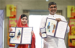 Malala and Kailash Satyarthi receive joint Nobel award